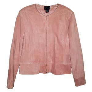 CHELSEA CAMBELL Pink Leather Jacket